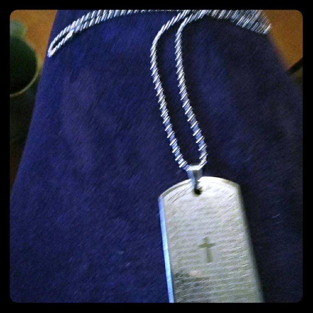 Dog tag necklace
